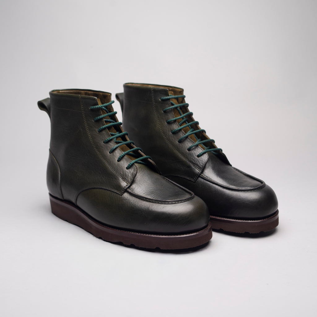 Lamport - Olive vegetable tanned calf